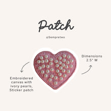 Load image into Gallery viewer, Pearl Heart Patch
