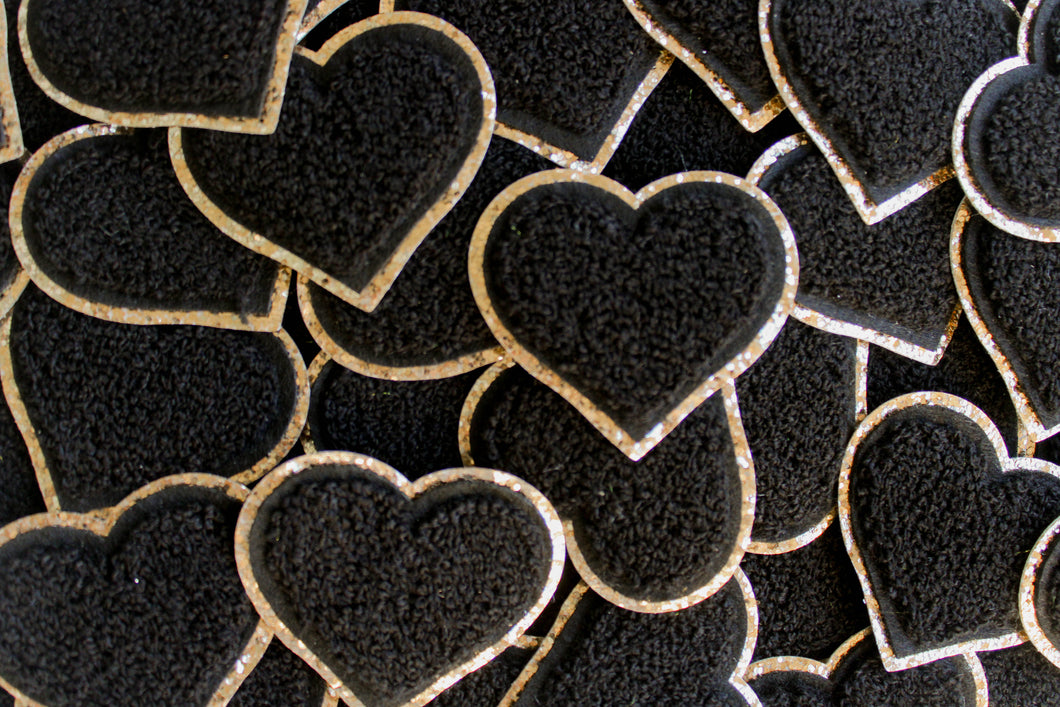 Glitter Heart Patch