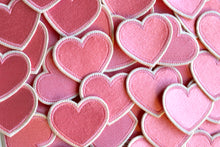 Load image into Gallery viewer, Rolled Embroidered Heart Patch
